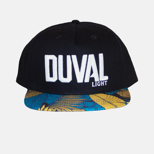 Duval Light Black hat with Teal and Gold front bill - Daily's