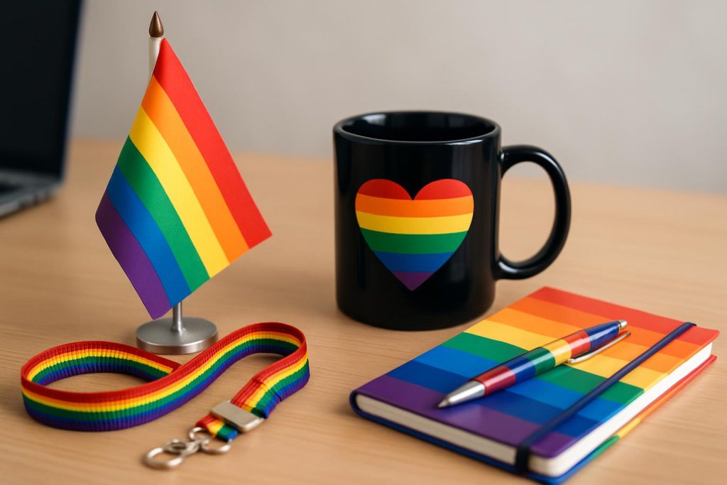30 LGBTQ+-Friendly Workplace Merchandise Ideas That Actually Work
