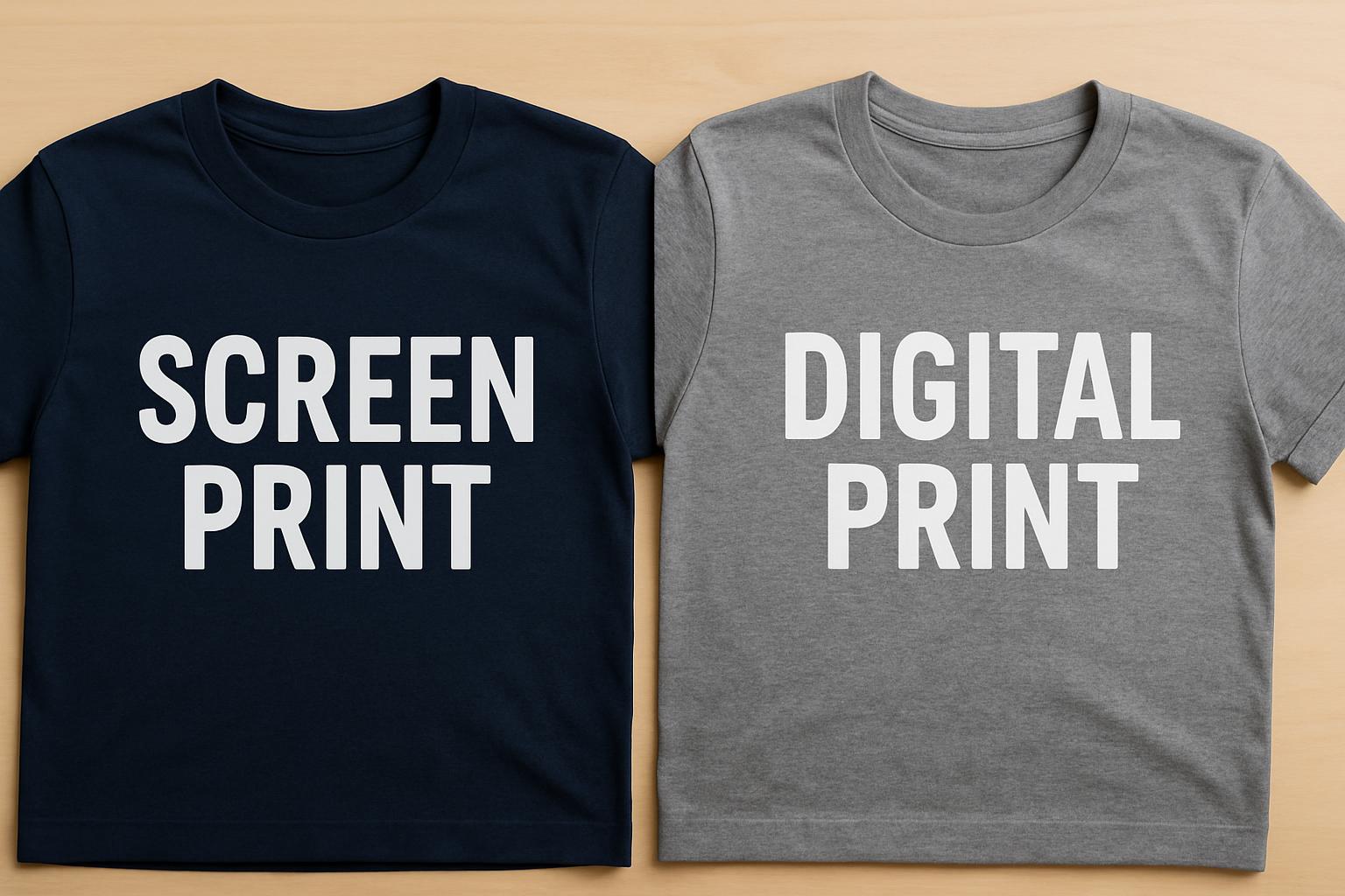 Screen Print vs Digital Print Pricing? The Real Cost Breakdown
